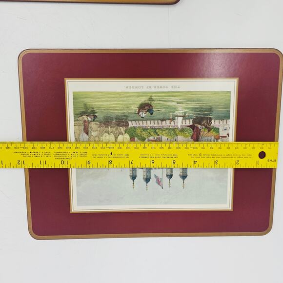 Vintage Pimpernel 2 Traditional Collection Cork Back Placemats London - Picture 6 of 8